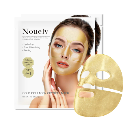 OAKSII 24K Gold Bio Collagen Face Mask Hydrating Bio Collagen Mask Overnight Collagen Mask Hydrating Collagen Real Deep Mask Skin (34g x2ea)
